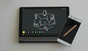 Tablet i smartfon z ołówkiem